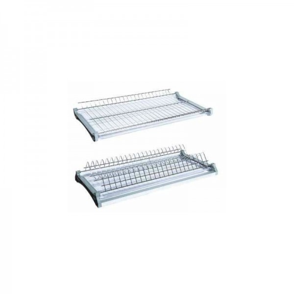 VARIANT 3 dish rack of 2 parts with a frame and tray, 450, chrome