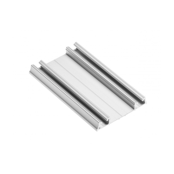 “GTV PRO” double bottom slide for sliding door system 4.05m, silver colour